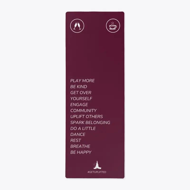 The Uplift Center™ Branded Mat - Purple